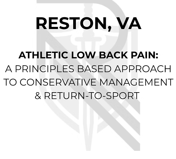rehab renaissance low back reston